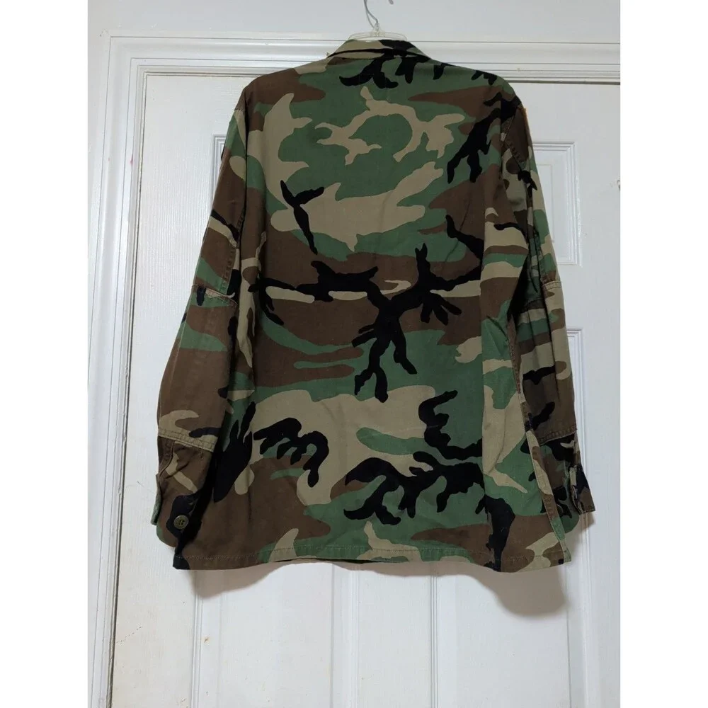 Vintage-inspired U.S. Army camouflage field jacket, Size Large